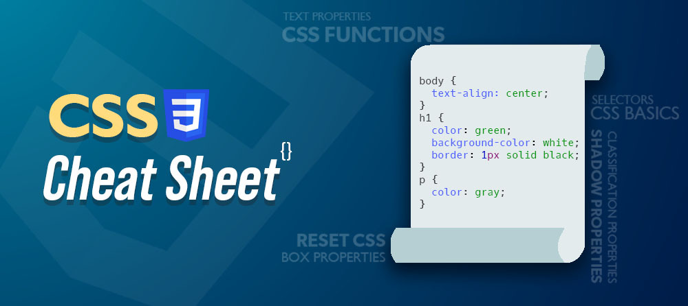 CSS cheatsheet